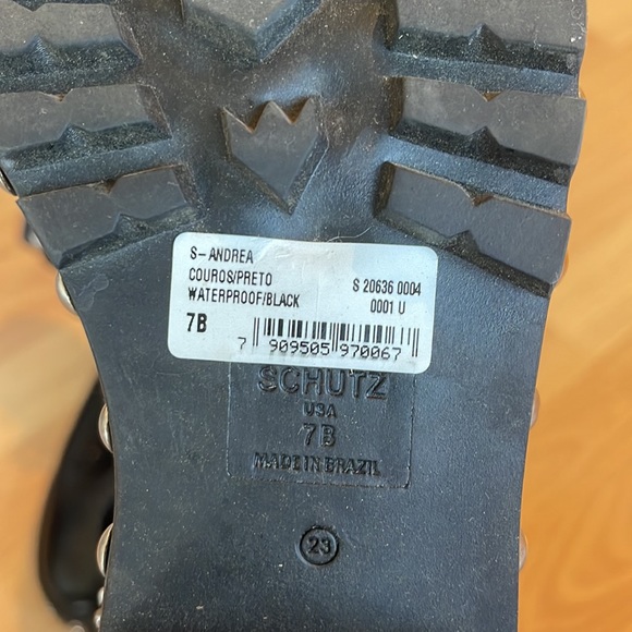 Schutz Andrea Combat Boot Size 7 Studded - Picture 8 of 9